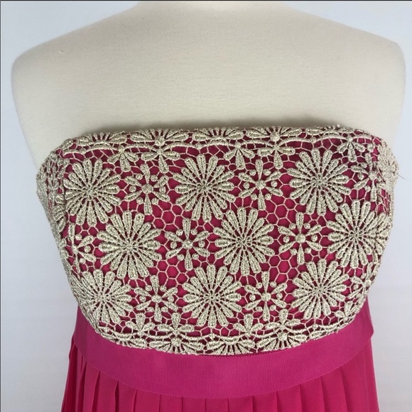 Beautiful Gold and Pink Gown - Picture 7 of 12